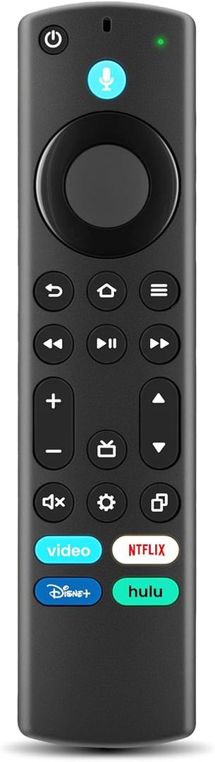 Replacement Remote for Fire TV, with Alexa Voice Control, Compatible with Insignia Toshiba TCL Hisense Amazon Fire TV Edition, Simple Setup