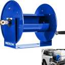 MEKOH Pressure Washer Hose Reel 150FTx3/8”, 300FTx1/4” Manual Power Washer Hose Reel with M22 14mm Fitting,4500PSI Heavy Duty Hose Reel for Water,High Pressure Metal Reel with Wall/Van/Trailer Mount