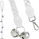 CATHYLIFE Dog Doorbells for Potty Training, Poly Urethane Puppy Door Bells, HandWoven Dog Bells for Dog Training, Extra Loud Bells for Door Knob, Ring to Go Outside Doggie Pet Supplies.