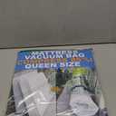 Mattress Vacuum Bag for Moving, Vacuum Seal Mattress Bag for Memory Foam or Inner Spring Mattresses, Compression and Storage for Returns, Leakproof Valve and Double Zip Seal (Queen/Full/FullXL)