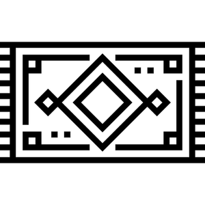 Area Rug Size 15.5"x23"