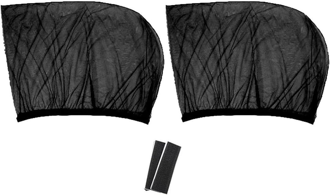 Buachois Car Window Mesh, Car Side Window Sunshade, Window Sun Visor Protector, Heat Protection Mesh Blind Window Sun Visor Protector Universal for Sedans Coupes(Rear Window)