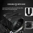 Thermalright Phantom Spirit 120 EVO CPU Cooler,76mm Heat Pipes CPU Air Cooler,Dual PWM Fan Computer Cooling,2150RPM Speed,for AMD AM4 AM5/Intel 1700/1150/1151/1200/17XX/2011/1851