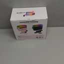 Karaoke Machine for Kids & Adults with Lyrics Display Screen Portable Bluetooth 5.3 Karaoke Speaker with High Power Dual Speakers with Timer White Noise & Night Light Home & Outdoor Party (Black)