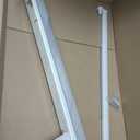 LazBlinds No Drill Cordless Zebra Blinds for Indoor Windows, Dual Layer Light Control Roller Shades for Day and Night, Light Filtering Sheer Shades for Home, 23" W x 48" H, Stone Grey