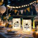 3 Sets 2026 Graduation Centerpieces for Tables, Glowing Mason Jar Centerpieces with Graduation Caps, Glowing Money Jars for College High School Congrats Grad Party Decor Supplies
