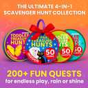 QUOKKA Scavenger Hunt Game for Toddlers 3-5 - 200 Toddler Activities Outdoor Indoor Cards Game Set - Fun Educational Play for Preschool Boys and Girls and Early Development