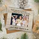 Best Friends Picture Frames 8x10, Long Distance Best Friendship Gifts for Women, Men, Sisters, Brothers, Forever Friends Photo Frame for Desk