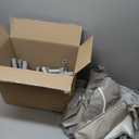 ZEEBABA Baby Playpen,71x47 inch Playpen for Babies and Toddlers, Play Pen for Kids, Play Pens for Babies and Toddlers for Apartment (Without mat) (Gray)