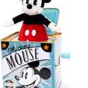Kids Preferred Disney Baby Retro Mickey Jack-in-The-Box Musical Toys for Babies and Toddlers