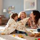 LetsFunny Burrito Tortilla Throw Blankets for Adults Teen Kids, Double Sided Tortilla Taco Wrap Blankets, Novelty Realistic Flannel Food Round Blankets, Unique Funny Gift for Girl Women 47in