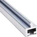 Aluminium Sliding Screen Door Track, Sliding Door Bottom Track, Sliding Door Track Replacement, Screen Door Track Repair, Terrace Screen Door Guide- Silvery Aluminium Alloy 75 Inch