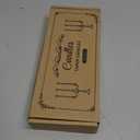 10 Inch Ivory Spiral Taper Candle Set of 12 Pack Unscented Dripless Candlesticks for Valentine's Day,Dinner,Party,Brithday,Wedding,Christmas,and Home Decoration