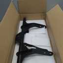 Highway Peg Crash Bar/Highway Footpegs Enginge guard for Harley Dyna with mid Control Models 2006-2017, for Street Bob FXDB/I Fat Bob FXDF Low Rider FXDL/I Wide Glide FXDWG/I,Gloss Black