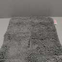OLANLY Bathroom Rugs 24x16, Extra Soft Absorbent Chenille Bath Rugs, Rubber Backing Quick Dry, Machine Washable Bath Mats for Bathroom Floor, Tub and Shower, Home Decor Accessories, Grey