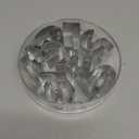 Mini Number Cookie Cutters 1.7" Stainless Steel Cake Decorating Small Number Cutters with Cut-Outs, 9-Piece Set