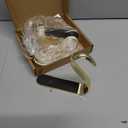 Christmas Stocking Holders Xmas Fireplace Hanger Hooks Set of 4(Rust Black)