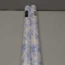 2 x LaRibbons Blue Floral Wrapping Paper Mini Roll, Premium Vintage with Pearlescent Finish Design Flower Gift Wrap for Wedding, Bridal Shower, Anniversary, Mother's Day, 17" x 33'(46.7 sq. ft)