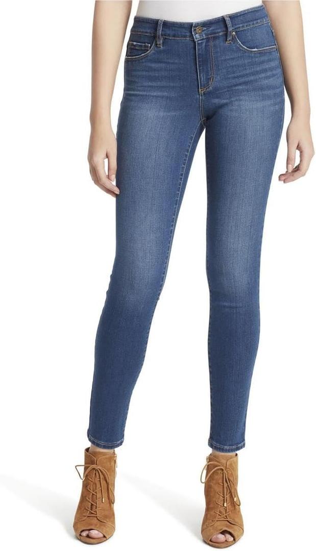 Jessica Simpson Womens Kiss Me Mid Rise Skinny Jean Plus, Size 31 Regular