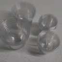 50 Pack Clear Plant Pot Domes, Transparent Seedling Domes Compatible with 4 Inch Seed Starter Pots for Indoor Outdoor Gardening(50Pcs, Clear)