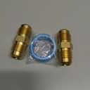 5/8 Inch Male Flare x 5/8 Inch Male Flare Connector Gas Adapter Union BrassTube Coupler Pipe Fitting (2PCS)