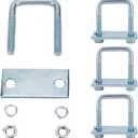 4 Pcs Leaf Spring Clamp Kit, Fits Up To 2.5 Inch Wide Leaf Springs, Locks Springs Together for Stabilizing, Better Axle Torque Control.