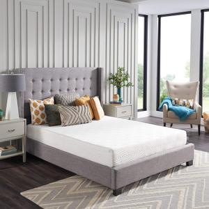 Sealy 8 Inch Queen Size Foam Bed In a Box, Multiple Layers of Foam Help Support Sleep at Night, Firm Feel and CertiPur-US Certified, King (Onyx)