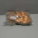 DREAM PAIRS Women's Platform Slides Sandals Comfortable Arch Support Footbed Two Strap Slip-on Fashion Beach Wedge Sandals (7.5, Natural)