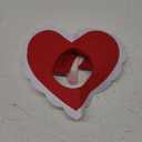 Geyoga Halloween Dog Costume Cute Pet Hat Clothes Red Love Hearts Heart Shaped Headwear for Cats Dogs Dress up Adjustable Birthday Holiday Hat(Small) : Pet Supplies