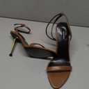 Nine West Women's Reina3 Heeled Sandal, Dark Pecan 230, 8.5