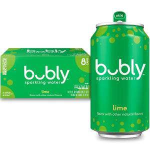 Bubly Sparkling Water, Lime, Zero Sugar & Zero Calories, Seltzer Water,12 Fl Oz Cans (Pack of 8) Bubly Sparkling Water, Lime, Zero Sugar & Zero Calories, Seltzer Water,12 Fl Oz Cans (Pack of 8)