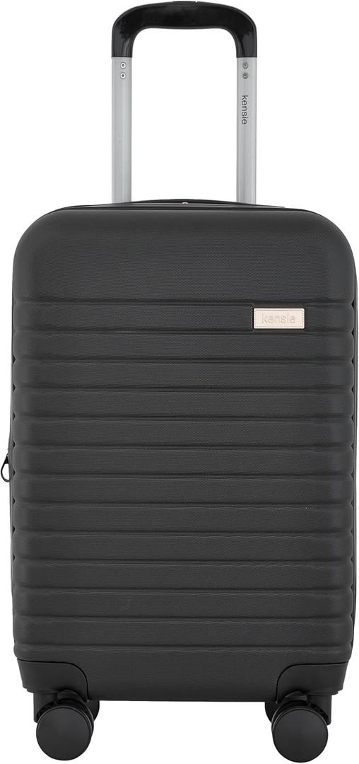 Kensie 20" Graceful Hardside Carry-On Luggage, Black