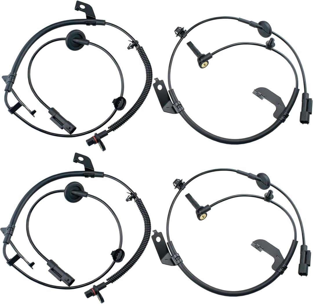 ABS Wheel Speed Sensor Front Rear fit for Jeep Patriot Compass Dodge Caliber 2007 2008 2009 2010 2011 2012 2013 2014 2015 2016 2017, Left Driver & Right Passenger ALS2084 ALS2088 ALS2086 ALS1819 4pcs