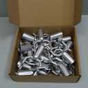 24 Pcs Tree Branch Support Metal Tree Crutch Support Device Leaning Straightening Kit Propping Up Branch Spreaders Fruits Stakes Broom Pole Anchor 0.75" Round Pipe Garden Yard Silver