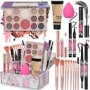 Makeup Kit for Teens Women Full Kit Makeup Sets for Women Foundation Eyeshadow Makeup Gift Set for Teen Girls Christmas Makeup kits for Teenagers 10-12