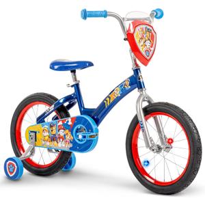 Huffy Paw Patrol Kids' Bikes, Sizes 12/16 Inch, Beginner Rider, Removable Training Wheels Included, Fun Paw Patrol Graphics