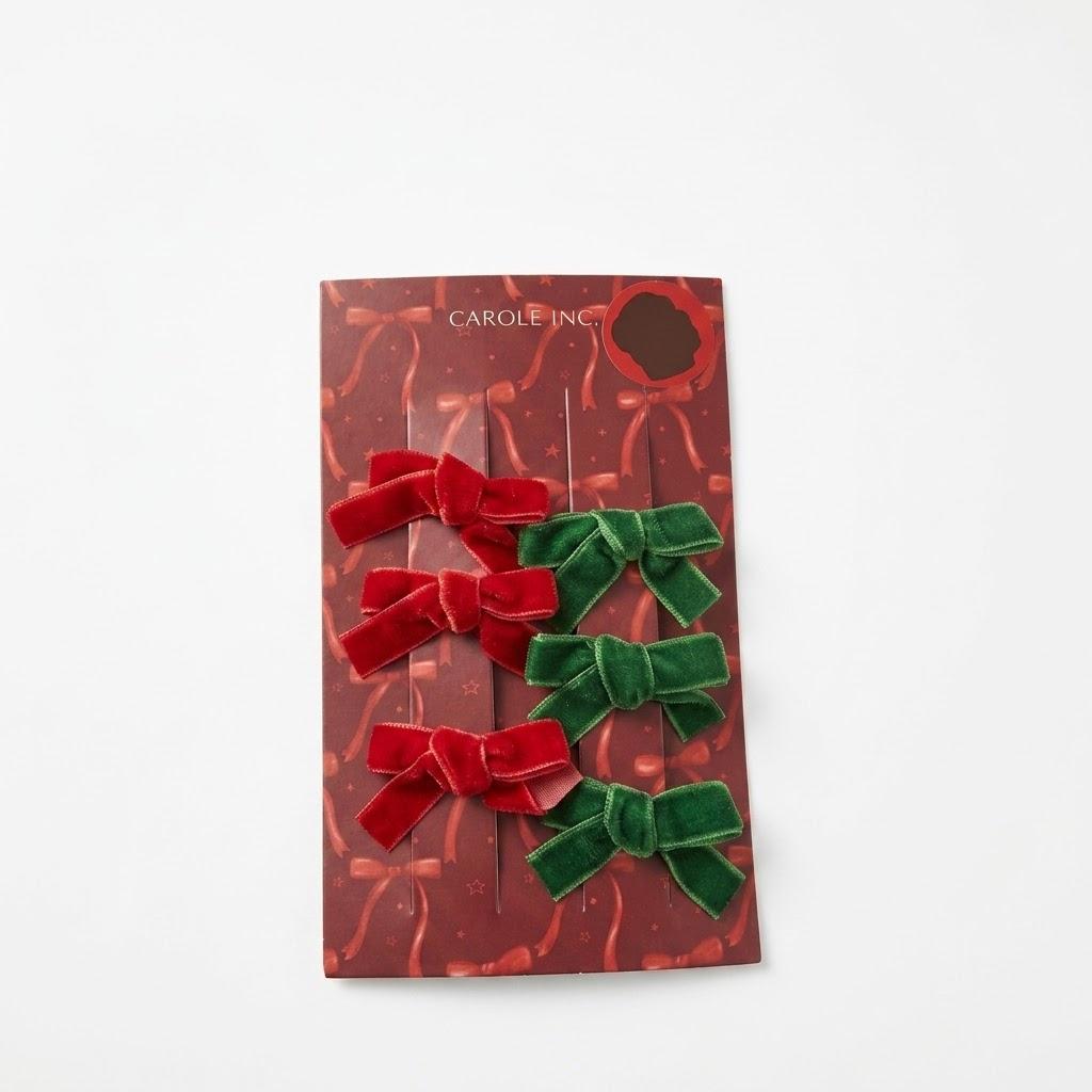 Mini Velvet Bows 3 Pack