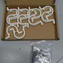 10 Set Pipe Clamps,SCH 3/4 in (Φ25MM) PVC Pipe Strap Clips,Two Hole Plastic Pipe Clamps,Conduit Strap Clamps