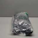 INVACHI Men's Denim Jacket Vintage Jean Trucker Jacket with Leather Patchwork Multiple Pockets L