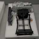 EERU Outdoor Wall Sconces Light Fixtures Exterior Wall Lantern Outside House Lamps Waterproof Black Metal with Clear Seeded Glass, Perfect for Exterior Porch Patio House