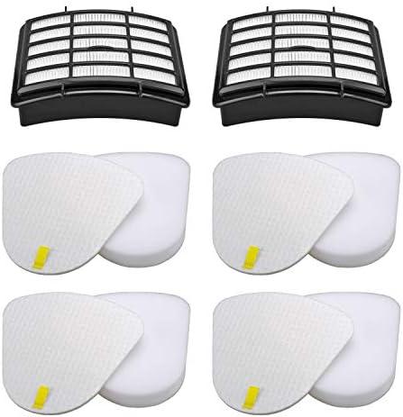 Hechuang 2 + 4 Pack Vacuum Filters Replacement Compatible for Shark Navigator Lift-Away NV350, NV351, NV352, NV355, NV356E, NV357, NV360, NV370, NV391, UV440, UV490, UV540,Replacement XFF350 XHF350