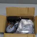 4 Inch Caster Wheels for Prep Table, Expanding Stem Casters Set of 4, Heavy Duty Castors with Locking Brake Fit 7/ 8", 1", 1-1/ 8", 1-3/ 8" Stainless Steel Furniture Legs, Wire Shelving Racks, Utility Cart