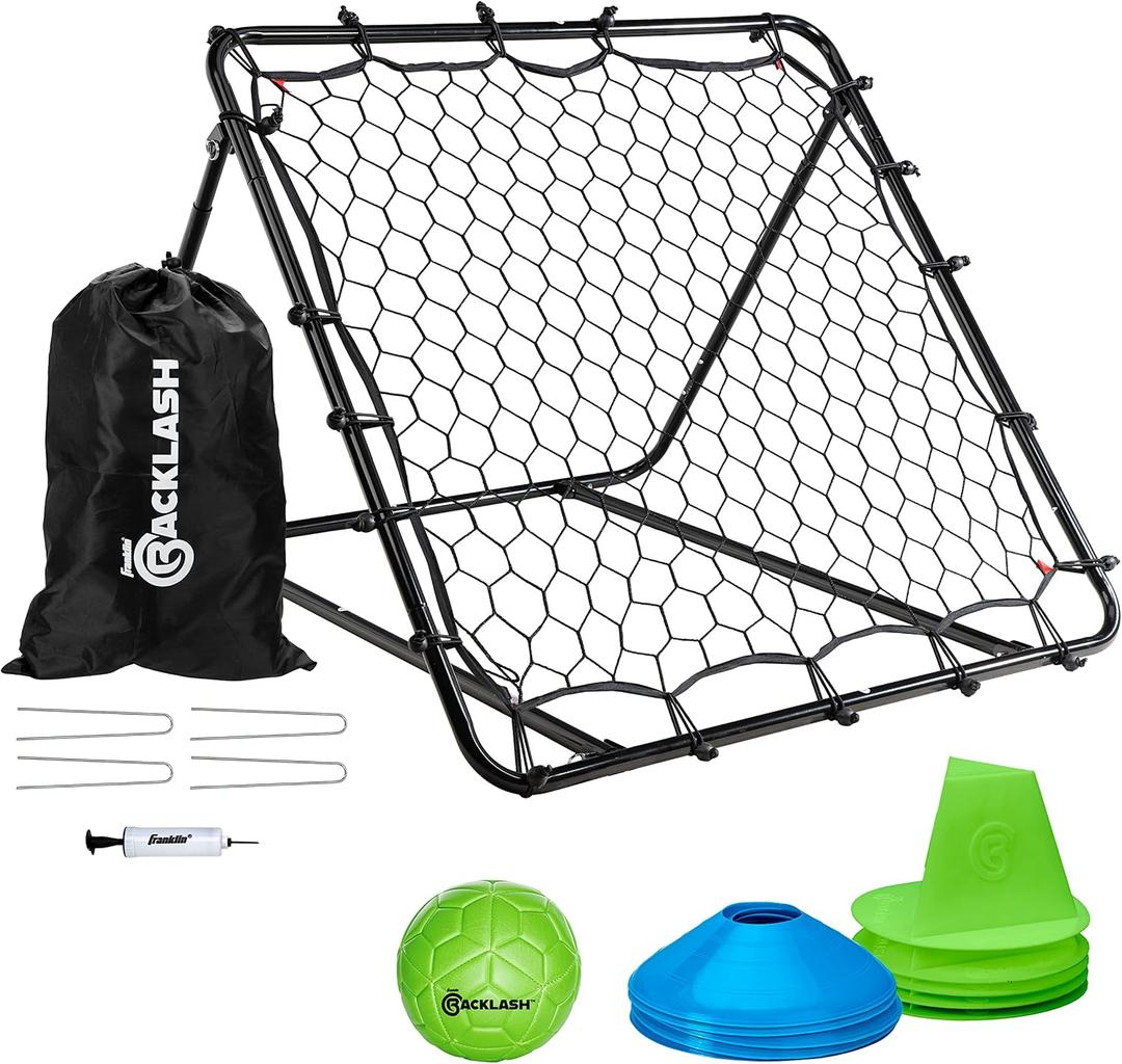 Franklin Sports Backlash Outdoor + Backyard Game - 4 to 6 Player Target Net Game - Perfect for Beach, Backyard + Tailgate - Includes (1) Target Net, (1) Mini Ball, Boundary Cones and Carry Bag, One Size