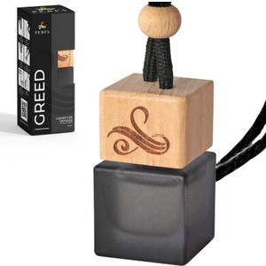 Greed Car Air Freshener for Men | Aventos Perfume Inspired Fragrances | Strong Car Freshener with Odour Eliminator Technology | Creed Air Freshener | Long Lasting Automotive Freshener by Perfa