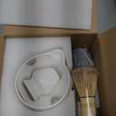 Matcha Whisk Set, 7 Pcs Matcha Kit, Premium Ceramic Matcha Set, Whisk and Bowl, Sifter, Cup Holder, Bamboo Scoop, Tea Plucking, Tea Towel, Matcha Lovers (White)