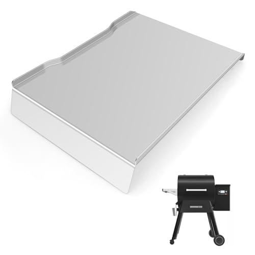 Drip Tray Replacement Parts for Traeger Ironwood 650, Redland, Redland XL, Stainless Steel Drip Pan Replacement Parts Accessories for Traeger KIT0438 BAC506 Pellet Smoker Grills