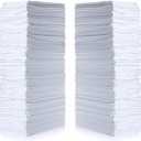 Simpli-Magic Cotton Shop Towels 14"x12" (145 Pack) Reusable Cleaning Shop Rags for Automobiles, Industries, Garage and Homes (White), 145 Count