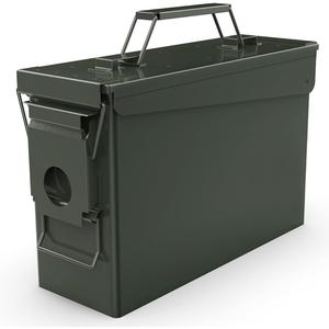 HARDROCK Metal Can, Metal Box (30cal, Blackish green)