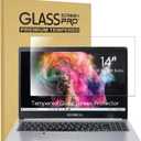 KEANBOLL 14 Inch Laptop Screen Protector,Tempered Glass Protector for 14" HP/Dell/ASUS/Samsung/Lenovo/Acer etc 14" 16:9 (1366768) Aspect Ratio Laptops,Ultra Clear & 9H Hardness & Anti Scratch