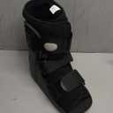 Air Walking Boot, Fracture Boot Short Walker Protection Fits Left or Right Foot Ankle Support for Injuries Fractures Sprains Black, Medium